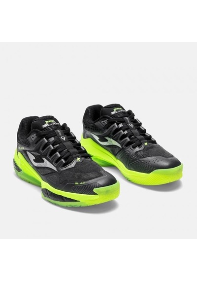 Joma Tslams2601om Slam Toprak Kort Erkek Padel Ayakkabısı Siyah/neon Yeşil