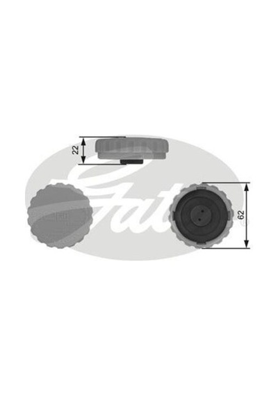Gates Rc235 Radyatör Kapağı Astra F G Calibra A Combo 01 Corsa A B C Vectra A B 1.2 1.4 1.6 16v 1304654