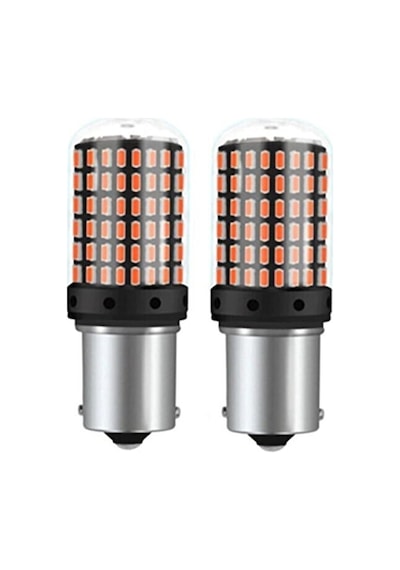 P21W 1156 Tek Duy Led Ba15S 144 Ledli Ultra Güçlü Kırmızı Işık 2
