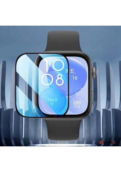 Huawei Watch Fit 4 Pro Ekran Koruyucu Polymer Temperli Nano 0.5 Mm Watch Ekran Koruyucu