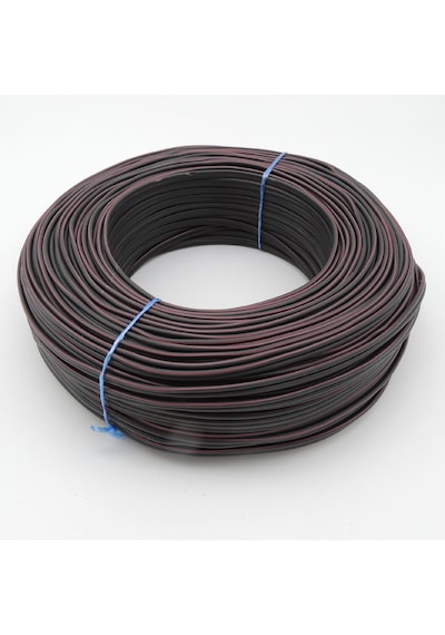 Elektrik Kablosu %100 Bakır 100 Metre 2X0.75 Mm Siyah Kırmızı