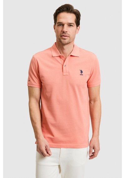 U.S. Polo Assn. U.s. Polo Assn. Erkek Mercan Tişört Basic 50322304-vr204 Coral