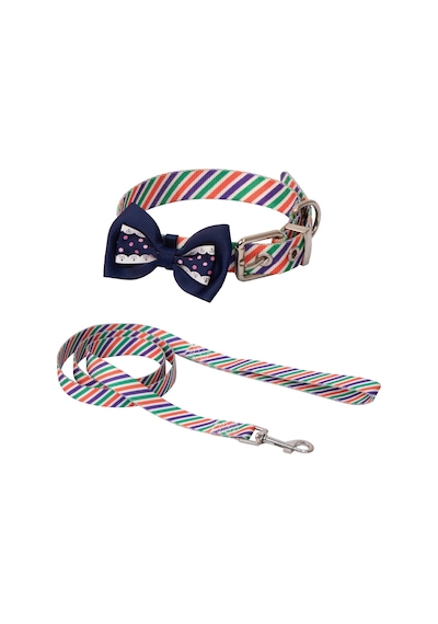 Eastland Papyonlu Boyun Tasma 20mm 40-50 Cm + Uzatma 120cm Çizgili Desenli Çok Renkli