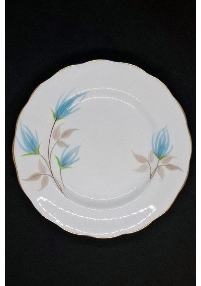 Royal Standart Fine Bone China Antika Porselen Pasta Tabağı 16 Cm Kahverengi