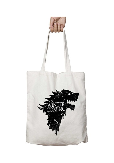 Art Hediye Game Of Thrones Ascent Daenerys İki Taraf Kalıcı Yıkanabilir Okul Plaj Omuz Bez Çanta Çok Renkli