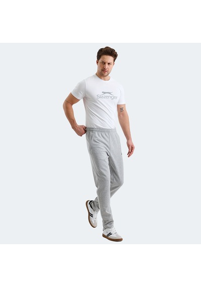 Slazenger VALDIS Erkek Cepli Gri Eşofman Altı