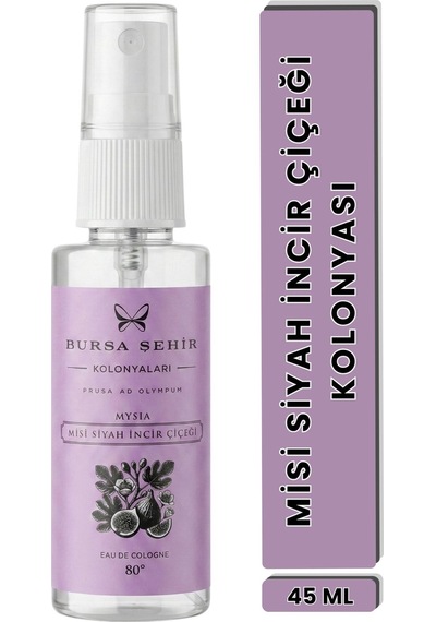 Misi Siyah İncir Çiçeği Kolonyası 45 Ml Sprey Cep Boy 80