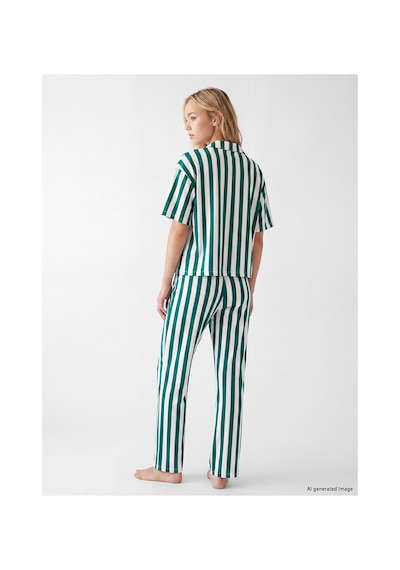 LC Waikiki Alıta Cıty Farkıyla Lcw Young Ekru Penye Çizgili Kısa Kollu Kadın Pijama Takım Ekru - 929536706 Ekru LC Waikiki Alıta Cıty Farkıyla Lcw Young Ekru Penye Çizgili Kısa Kollu Kadın Pijama Takım Ekru - 929536706 Ekru