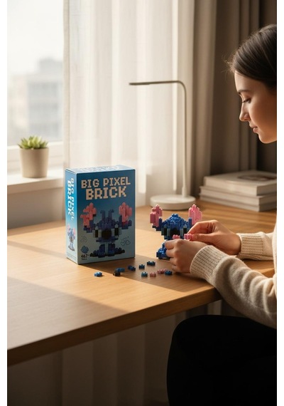 Pixel Blok Oyuncak Seti 467 Parça Mini Blok Yapım Oyunu