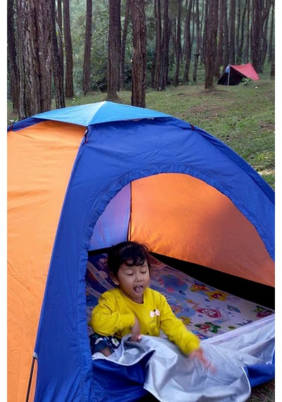3 Kişilik Kamp Çadırı Kolay Kurulumlu Çadır Piknik Tatil Gezi Çadırı 200 150 110 Karışık
