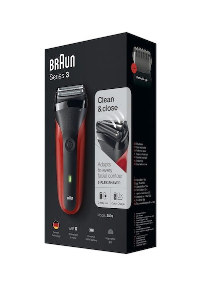 Braun Series 3 300S Şarj Edilebilir Islak Kuru Elektrikli Tıraş Makinesi