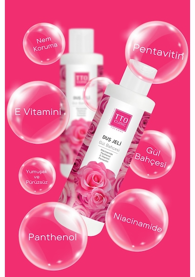 Tto Clinic Gül Tazeliği Duş Jeli 250Ml
