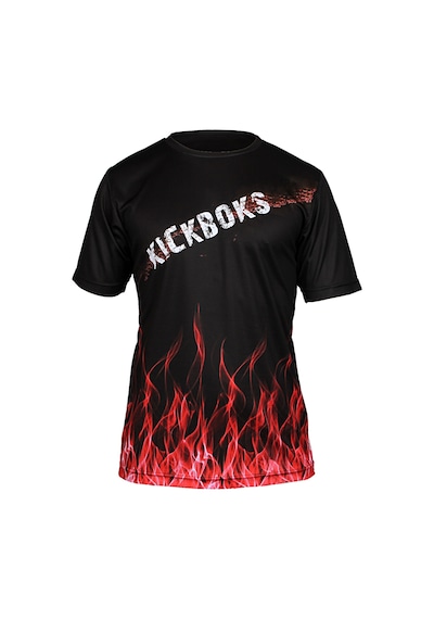 Dosmai Dijital Baskılı Kick Boks Spor T-shirt Kırmızı Kbt083