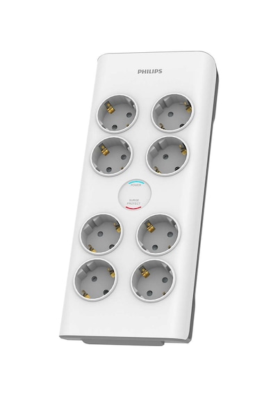 Spn7080wa 8'li Akım Korumalı Priz - Beyaz Çok Renkli