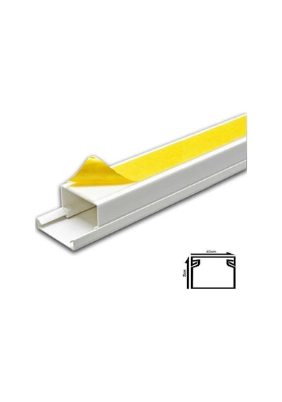 Kablo Kanalı 40x25 2mt Yapışkanlı