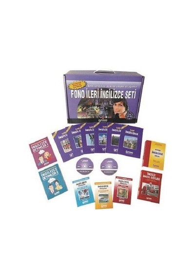 Fono İleri İngilizce Seti (12 Kitap + 6 Cd)- Fono Yayınları