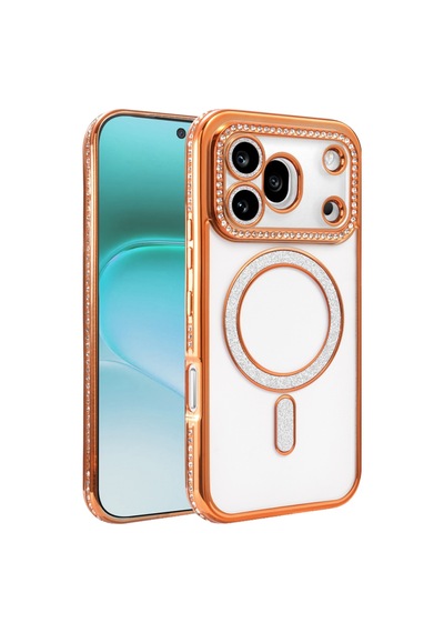 Newface Huawei Honor 600 Pro Joke Simli Magneticsafe Kılıf Turuncu