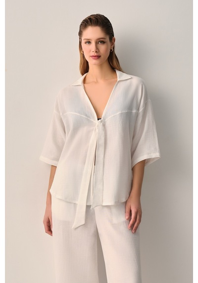 Suwen Jasmine Kimono Sba26390036 Ekru