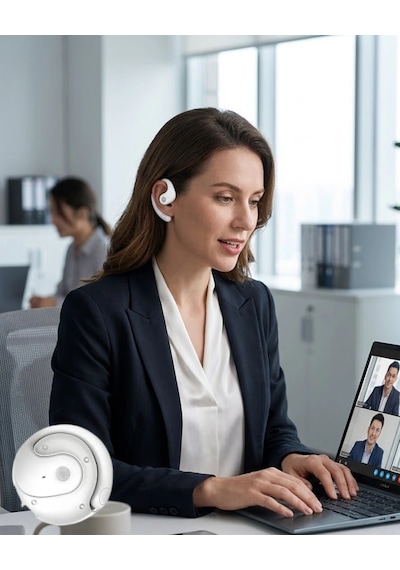Bluetooth Kulaklık Çift Mikrofonlu Uzun Kullanım Süreli Hızlı Şarj Özellikli 00