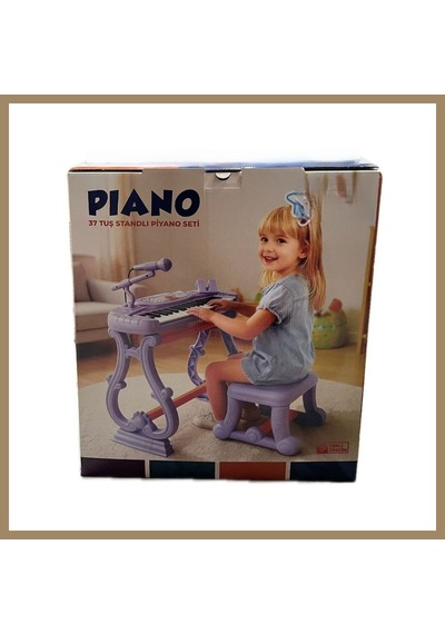 Bezos Urt033-003 Ayaklı 37 Tuş Piano Org - Lila 22