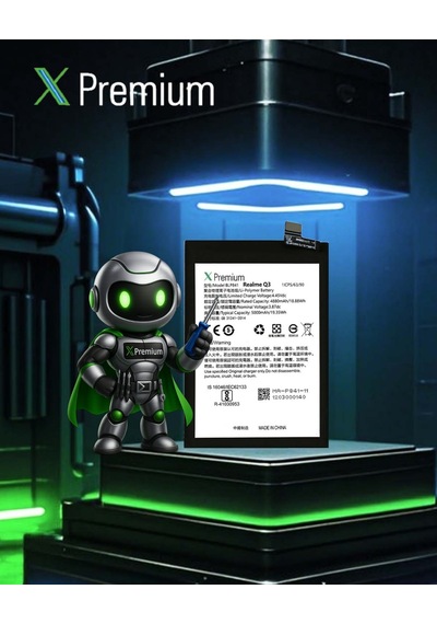 Xpremium Oppo Realme Q3 Uyumlu Batarya Pil Süper Yüksek Kalite 5000 Mah Blp841