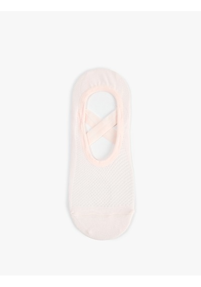 Koton Pamuklu Lastik Detaylı Yoga Çorabı Pembe 6sak80527aa Gül