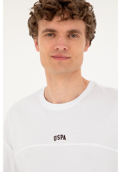 U.S. Polo Assn. Erkek Comfort Fit Bisiklet Yaka Beyaz Tişört 50287083-VR013 U.S. Polo Assn. Erkek Comfort Fit Bisiklet Yaka Beyaz Tişört 50287083-VR013