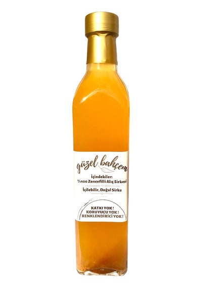 Güzel Bahçem Zencefilli Alıç Sirkesi 500 ML