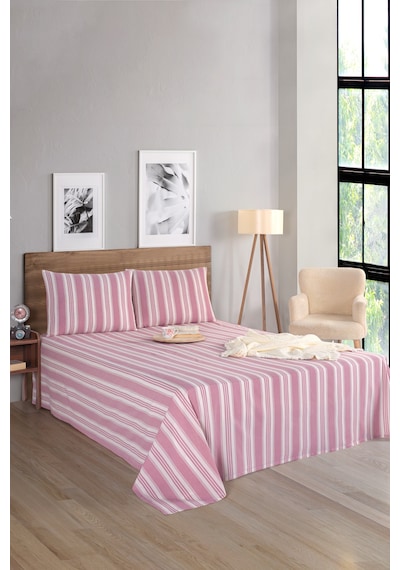 Eponj Home Sport Çizgili Çarşaf + Yastık Kılıfı Seti Tek Kişilik Soft Line Bordo Bordo Eponj Home Sport Çizgili Çarşaf + Yastık Kılıfı Seti Tek Kişilik Soft Line Bordo Bordo