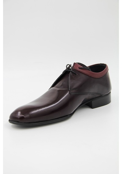 Develi 1072 Erkek Klasik Ayakkabı - Bordo-bordo