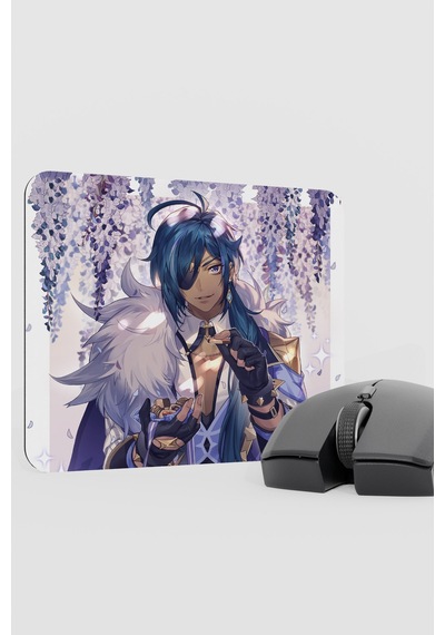 Kaeya Genshin Impact Anime Oyuncu V3 - 22x18 Gaming Mouse Pad Fare Altlığı