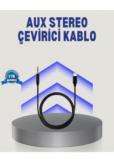 Apple Uyumlu iPhone Lightning 3.5mm Aux Çevirici Kablo Jh-023 Stereo Ses Aktarıcı,
