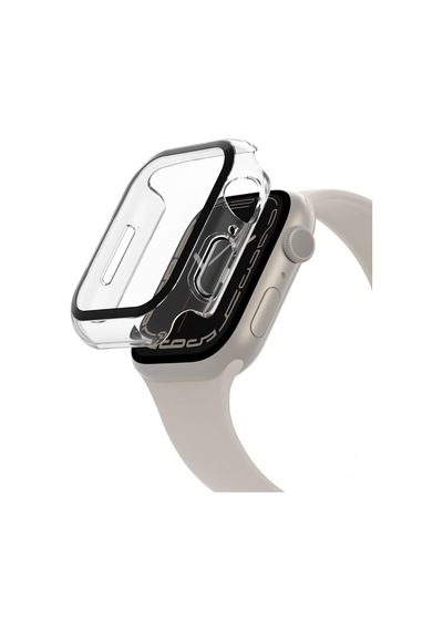 Apple Watch İle Uyumlu Kasa Koruyucu Kılıf, 360 Tam Koruma, Ekran Koruyuculu Klasik Tasarım, Series 10/11 42mm / 46mm, 45mm, 44mm, 41mm, 40mm, 38mm Şeffaf, 40mm Çok Renkli