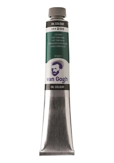 Talens Van Gogh Yağlı Boya 200 Ml 616 Viridian Karışık, Çok Renkli
