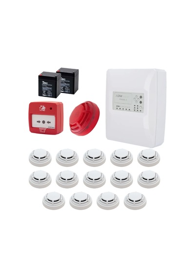 Dmtech Fp9000l-2-14 Konvansiyonel Sistem Yangın Alarm Seti 14 Lü