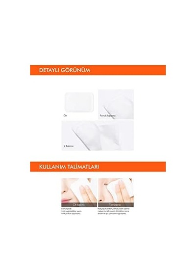 Yumuşak Makyaj Temizleme Pamuğu Silk Puff 80adet Acı Kahverengi
