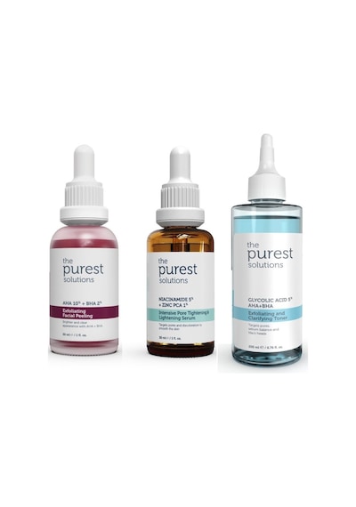 The Purest Solutions Düzensiz Ciltler İçin Aydınlatıcı Bakım Seti