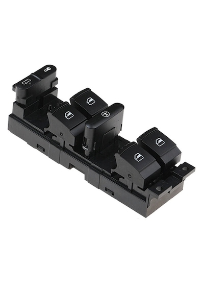 Vw Volkswagen Bora 1999-2005 Uyumlu Sol Ön Dörtlü Cam Açma Düğmesi Siyah 1j4959857