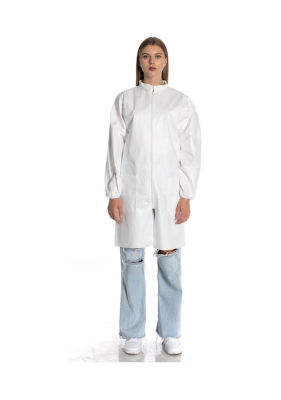 Faba Lo-530-beyaz-xl Lami Neli Laboratuvar Önlüğü