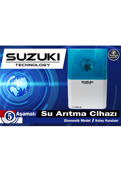 Suzukı Technology 5 Aşamalı Su Arıtma Cihazı Model Pomp