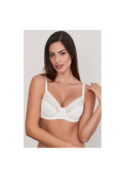 Eros Kadın Balenli Toparlayıcı Çizgili Sütyen 001