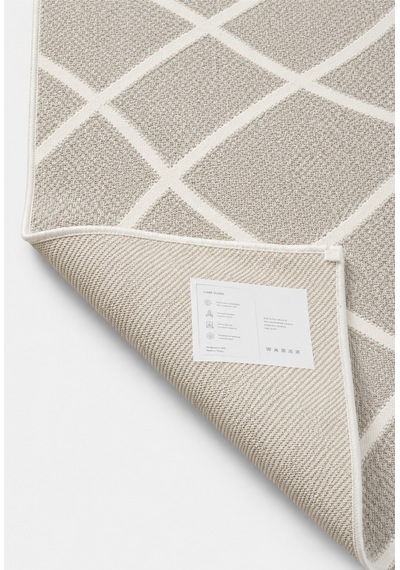 Modern Sisal 8002 Bej Krem Leke Tutmayan Kaymaz Taban Salon Mutfak Koridor Balkon Halısı Bej - Krem