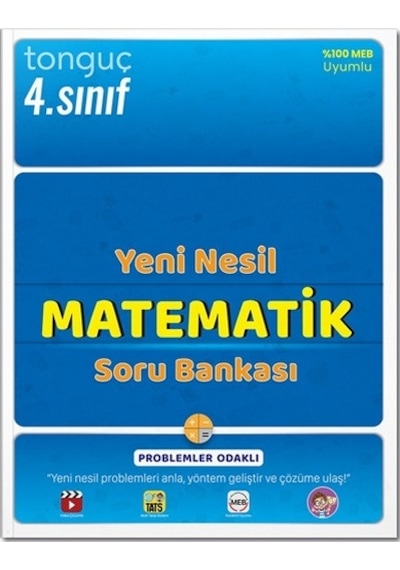 4.Sınıf Yeni Nesil Matematik Soru Bankası -  Tonguç Akademi