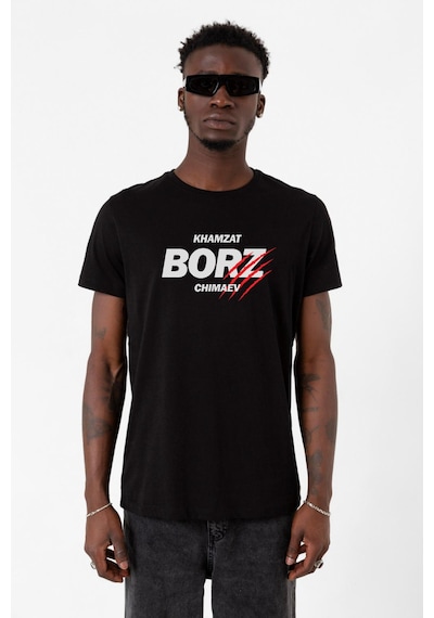 Khamzat Chimaev Borz Claw Siyah Erkek Tshirt Çok Renkli