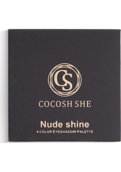 Cocosh She Nude Shine 9 Renk Göz Farı Paleti, Yüksek Pigmentasyon, Topaklanmaz, Kolay Dağılım - 9 Color Diğer
