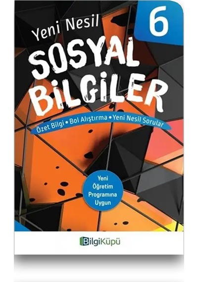 6. Sınıf Yeni Nesil Sosyal Bilgiler Bilgi Küpü Yayınları