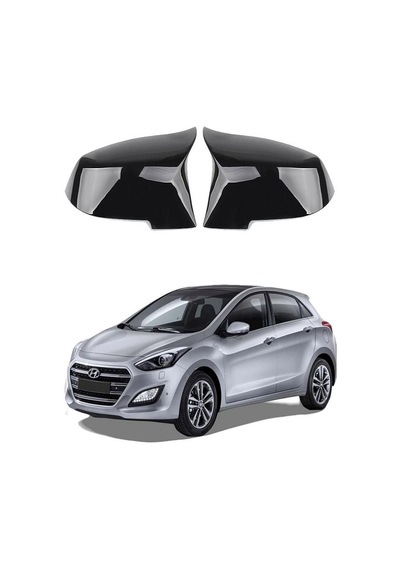 Hyundai İ30 12-18 Araca Özel Batman Yarasa Ayna Kapağı Pianoblack