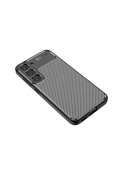Samsung Uyumlu Galaxy S23 Kilif Lens Karbon Tasarim Negro Silikon Kapak 565092024