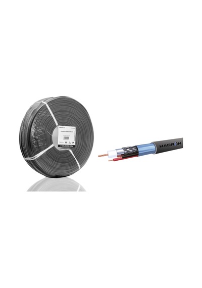 50 Mm Ölçülü Cctv Kablo Mini Coax Eco Cca Pe 2x0. Dış M Siyah 250