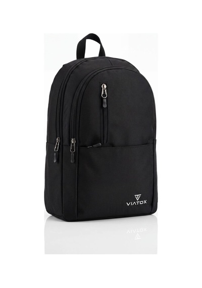 Vt-08 Unisex Okul Sırt Çantası Öğrenci Günlük Seyahat Tatil Spor Yürüyüş Seyahat Gezi Kamp Günlük Siyah